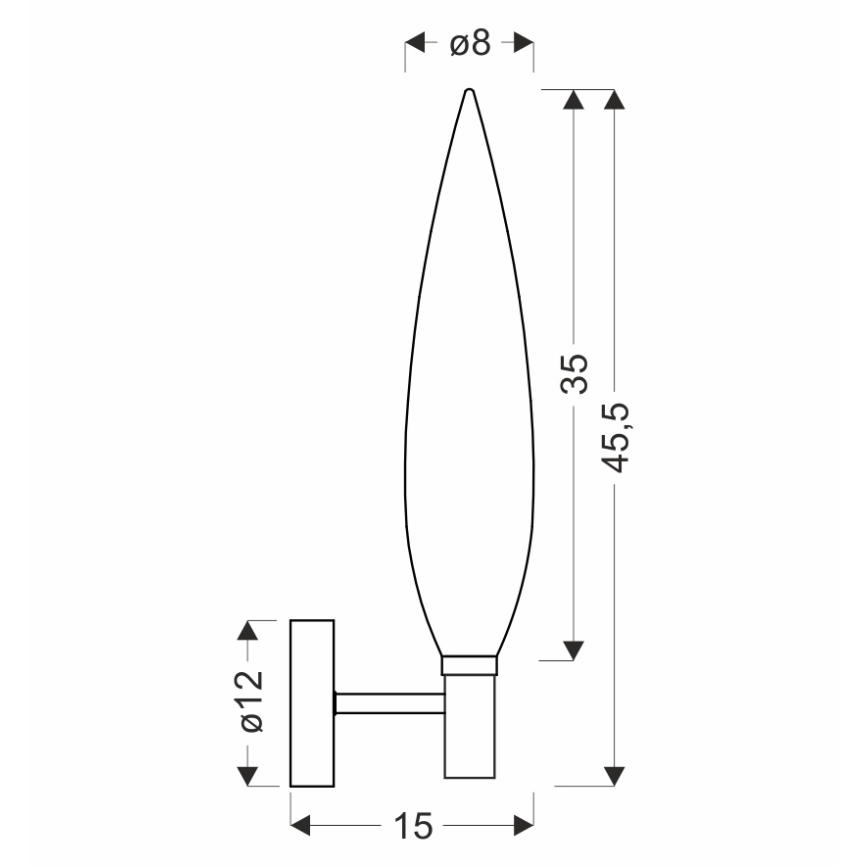 Væglampe NORDIC 1xG9/5W/230V sort/guld
