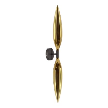 Væglampe NORDIC 2xG9/5W/230V sort/guld