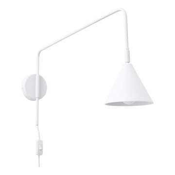 Væglampe NOX 1xE14/10W/230V hvid
