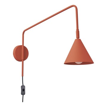 Væglampe NOX 1xE14/10W/230V orange