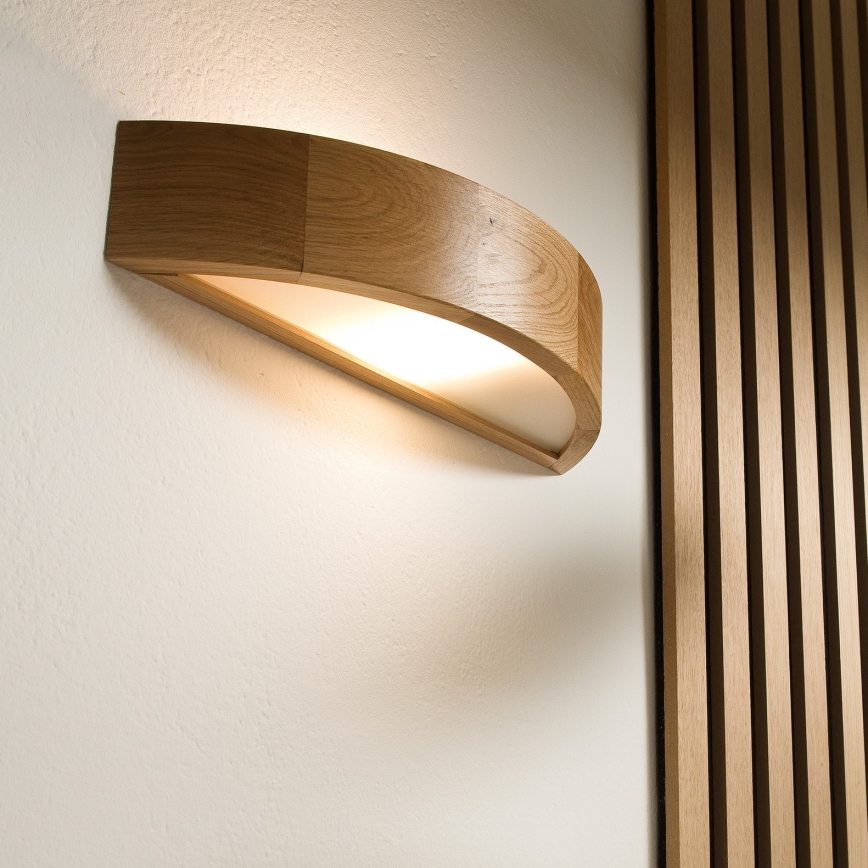 Væglampe OAK 1xE27/60W/230V eg