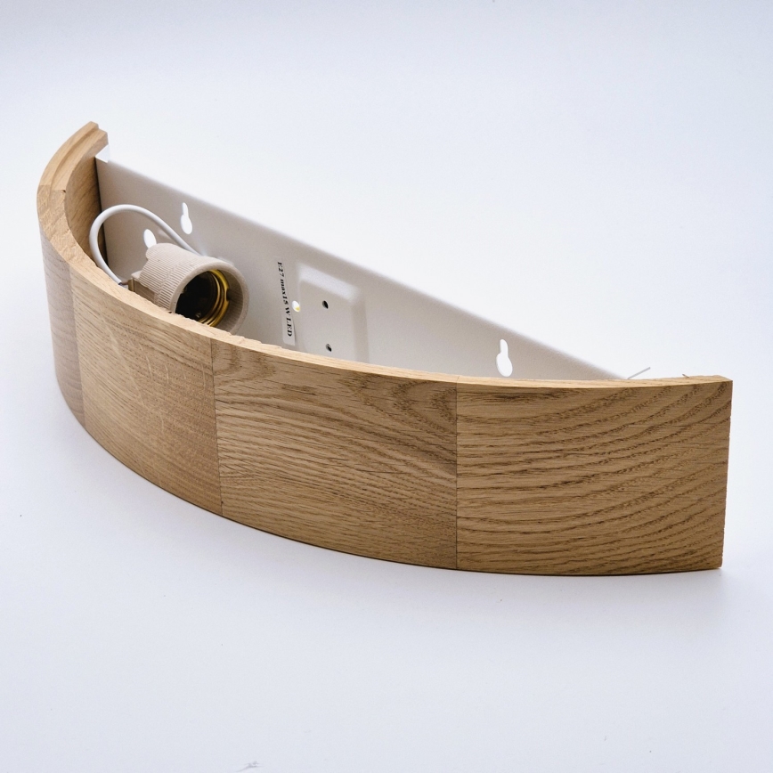 Væglampe OAK 1xE27/60W/230V eg