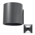 Væglampe ORBIS 1 1xG9/40W/230V antracit
