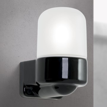 Væglampe OSTIA 1xE27/40W/230V sort