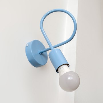 Væglampe OXFORD 1xE27/15W/230V blå