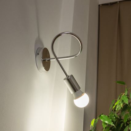 Væglampe OXFORD 1xE27/15W/230V blank krom