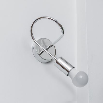 Væglampe OXFORD 1xE27/15W/230V blank krom