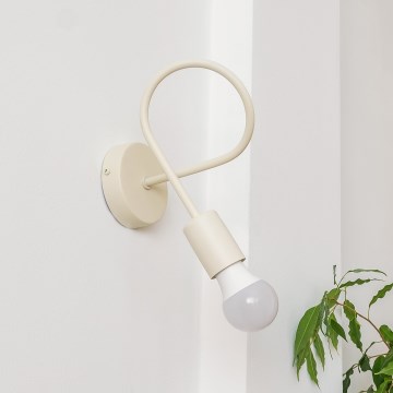 Væglampe OXFORD 1xE27/15W/230V cremefarvet