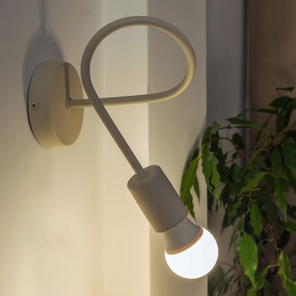 Væglampe OXFORD 1xE27/15W/230V cremefarvet