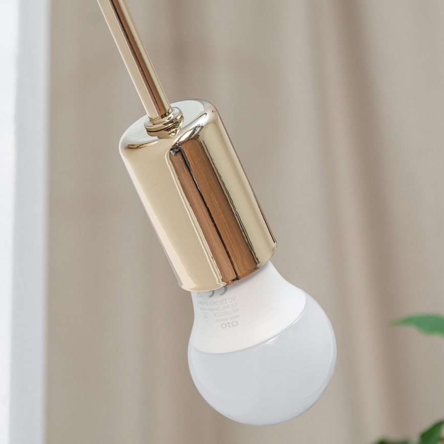 Væglampe OXFORD 1xE27/15W/230V, guldfarvet