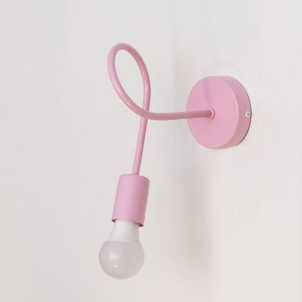 Væglampe OXFORD 1xE27/15W/230V rosa
