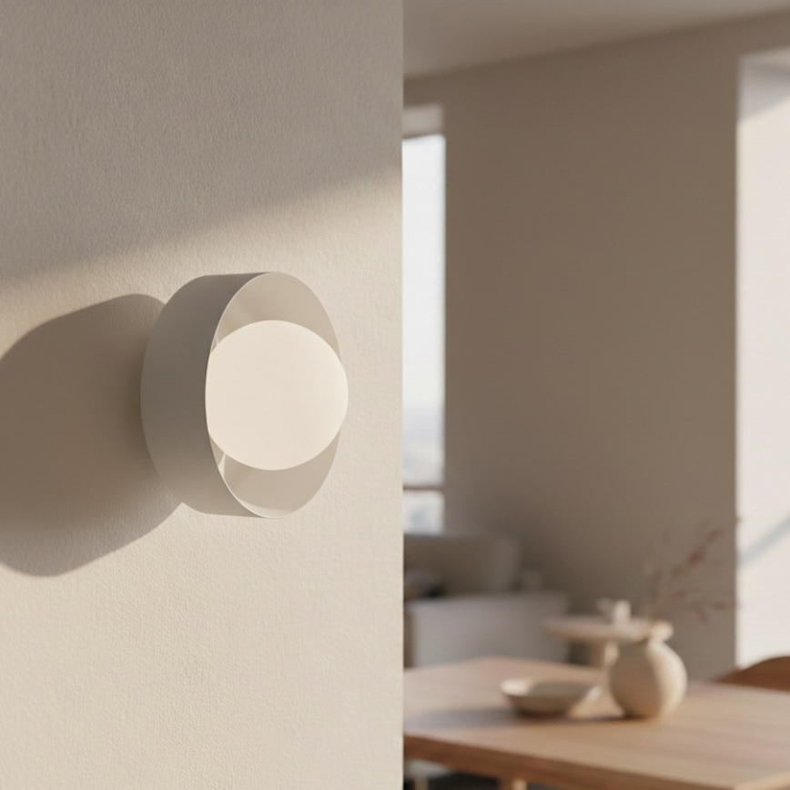 Væglampe OZZY 1xG9/8W/230V hvid