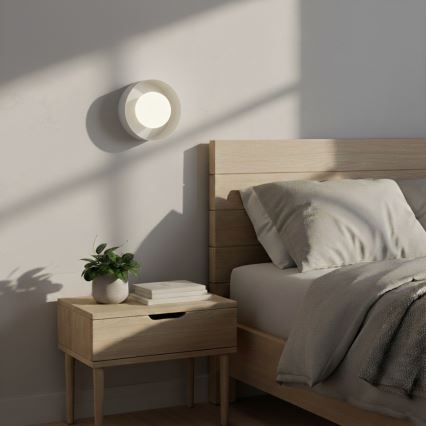 Væglampe OZZY 1xG9/8W/230V hvid