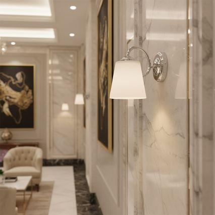 Væglampe PAFOS 1xE27/15W/230V poleret krom