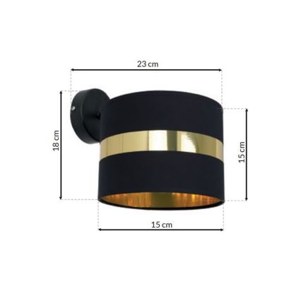 Væglampe PALMIRA 1xE27/60W/230V