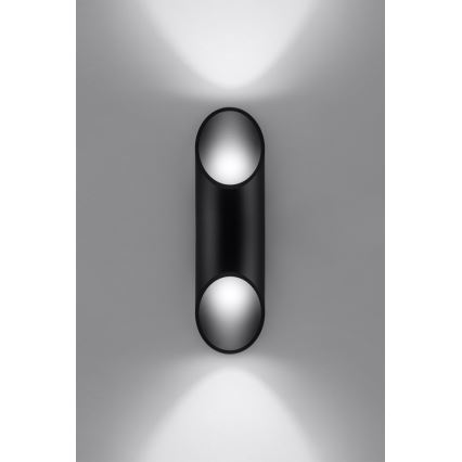 Væglampe PENNE 30 1xG9/40W/230V antik sort