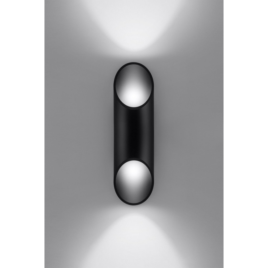Væglampe PENNE 30 1xG9/40W/230V antik sort