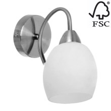 Væglampe PISA 1xE27/60W/230V - FSC-certificeret
