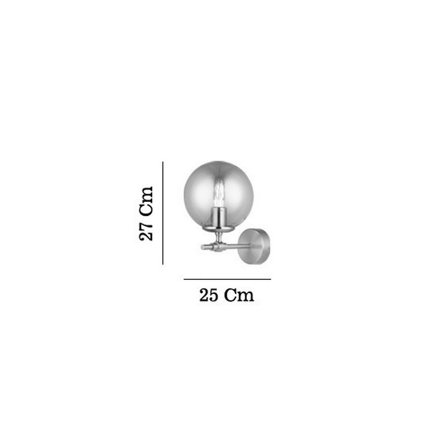 Væglampe POLINO 1xE27/40W/230V, guld
