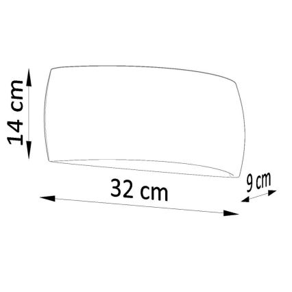 Væglampe PONTIUS 1xG9/60W/230V sort