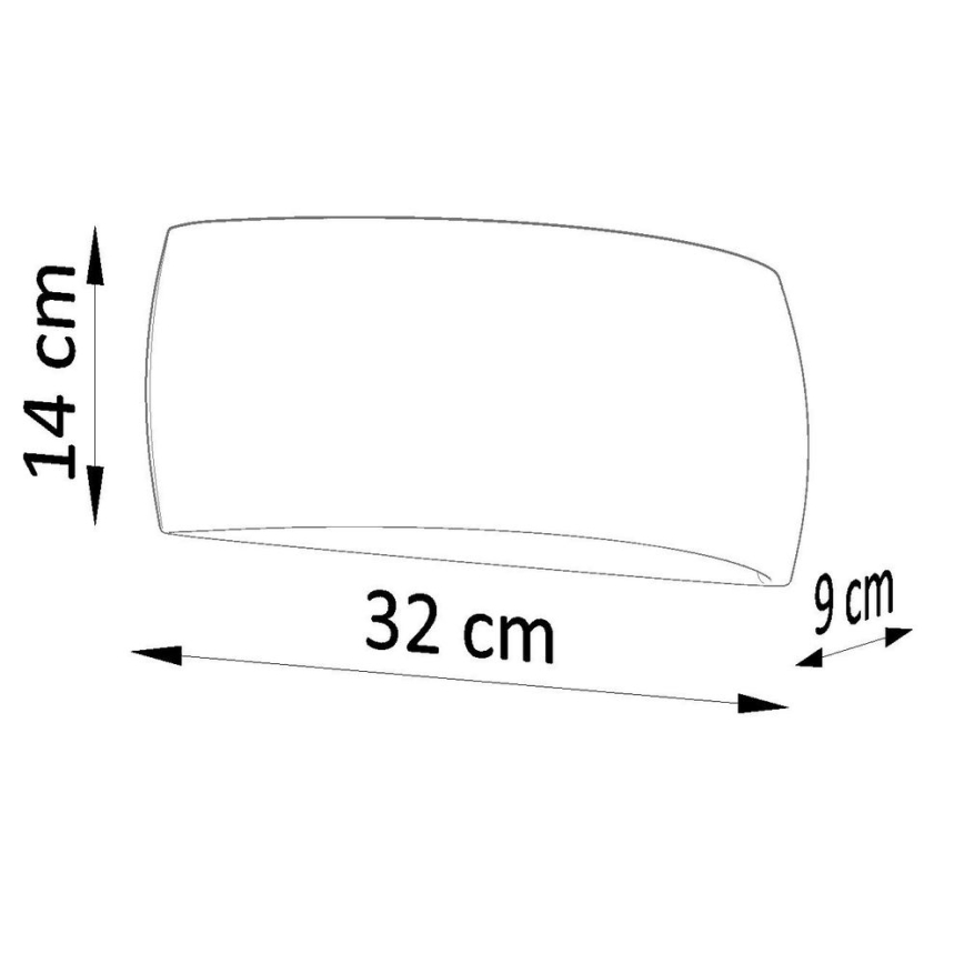 Væglampe PONTIUS 1xG9/60W/230V sort