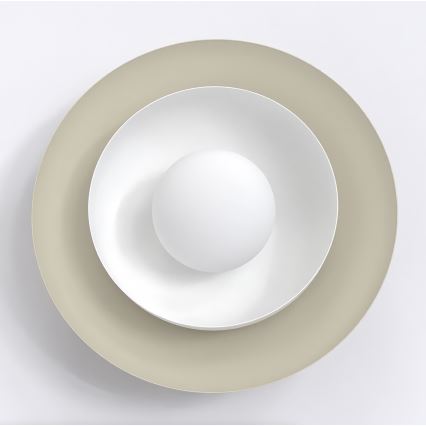 Væglampe POPPI 1xG9/8W/230V beige/hvid