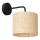 Væglampe RATTAN 1xE27/60W/230V Rattan