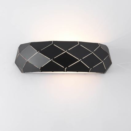 Væglampe REUS 1xE27/40W/230V sort