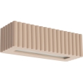 Væglampe RIGATA 1xE27/15W/230V keramik/taupe