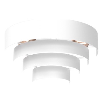 Væglampe RINGS 2xE27/15W/230V hvid
