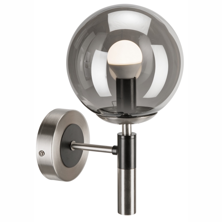 Væglampe ROLLO 1xE14/5W/230V mat krom/røget