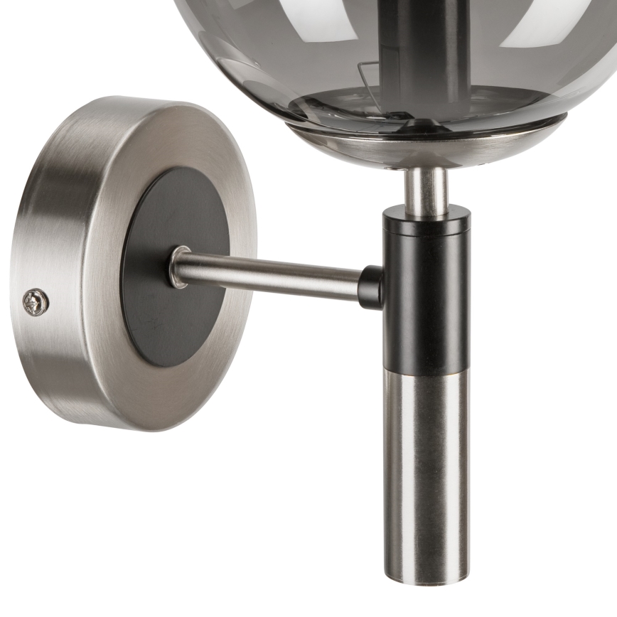 Væglampe ROLLO 1xE14/5W/230V mat krom/røget