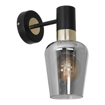 Væglampe ROMA BLACK 1xE27/60W/230V