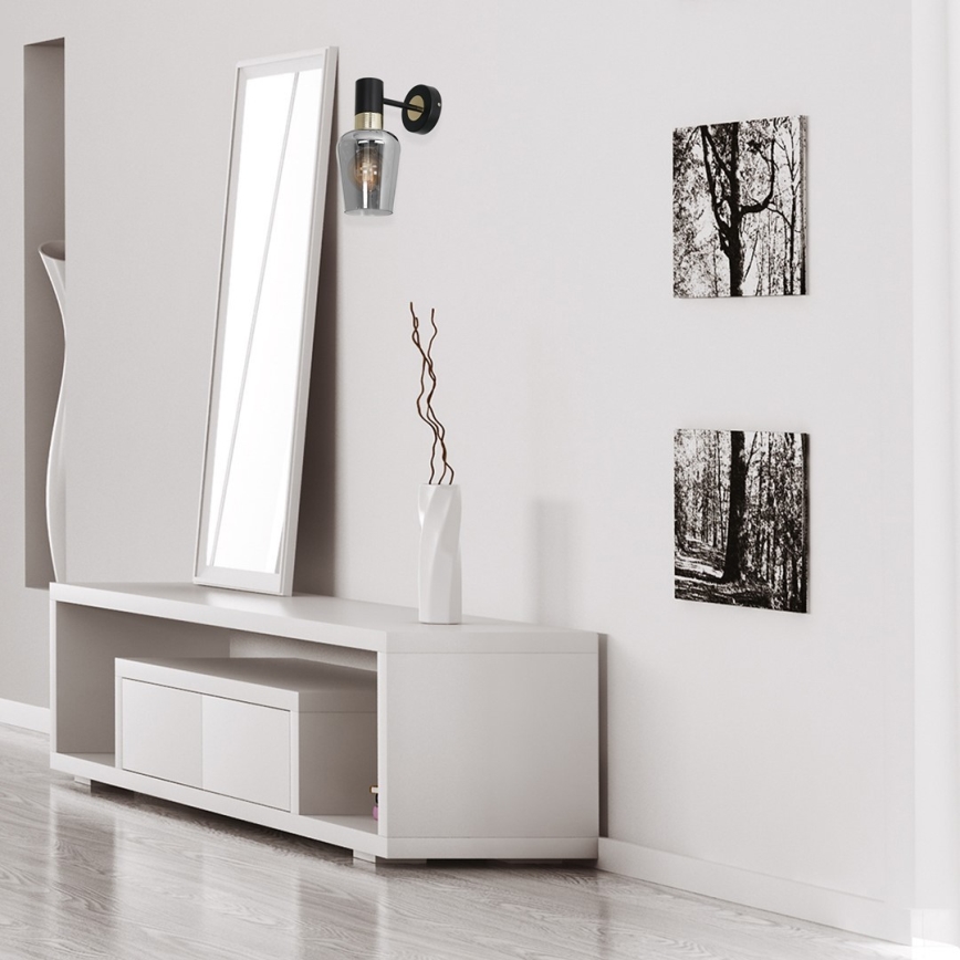 Væglampe ROMA BLACK 1xE27/60W/230V