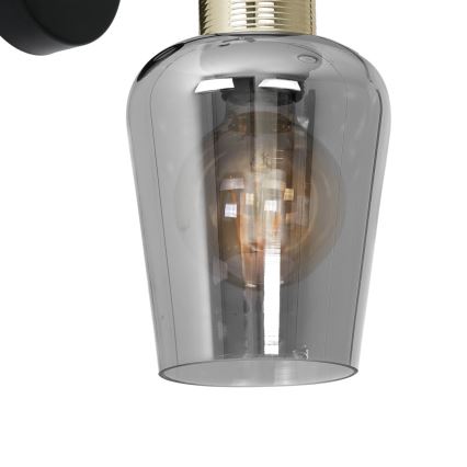 Væglampe ROMA BLACK 1xE27/60W/230V