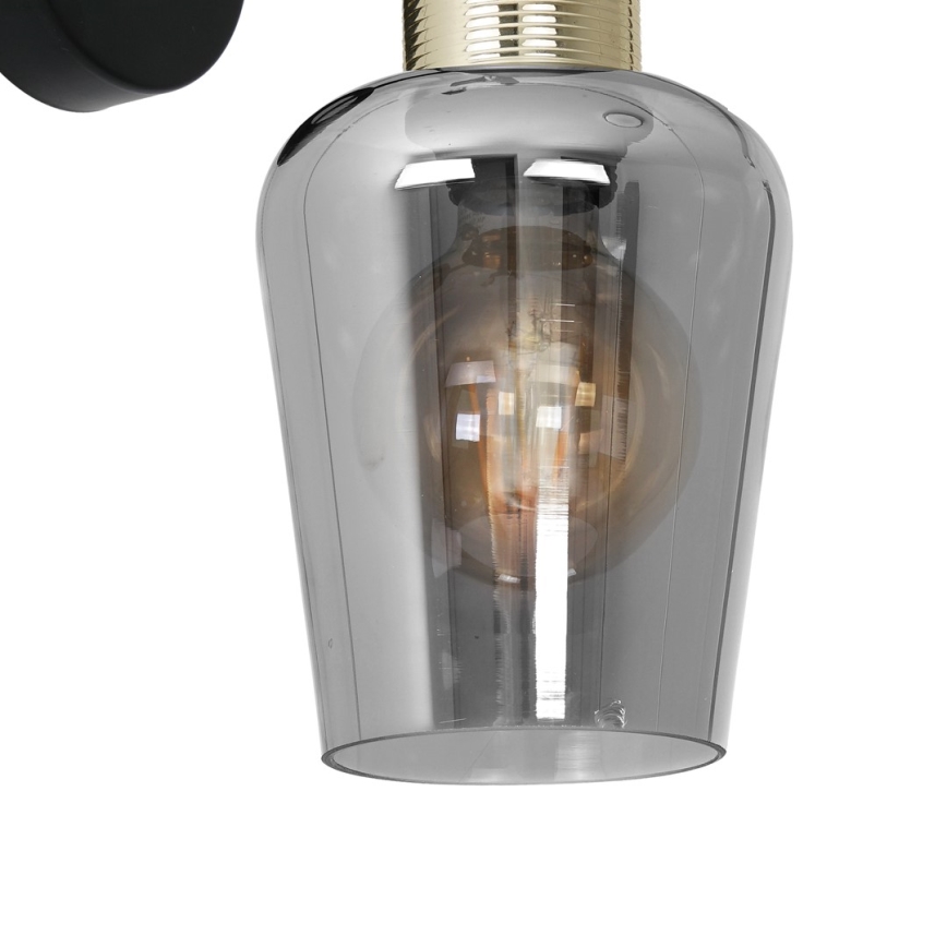 Væglampe ROMA BLACK 1xE27/60W/230V