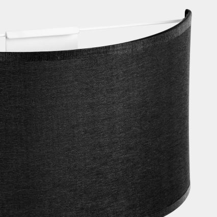 Væglampe RONDO 1xE27/15W/230V sort