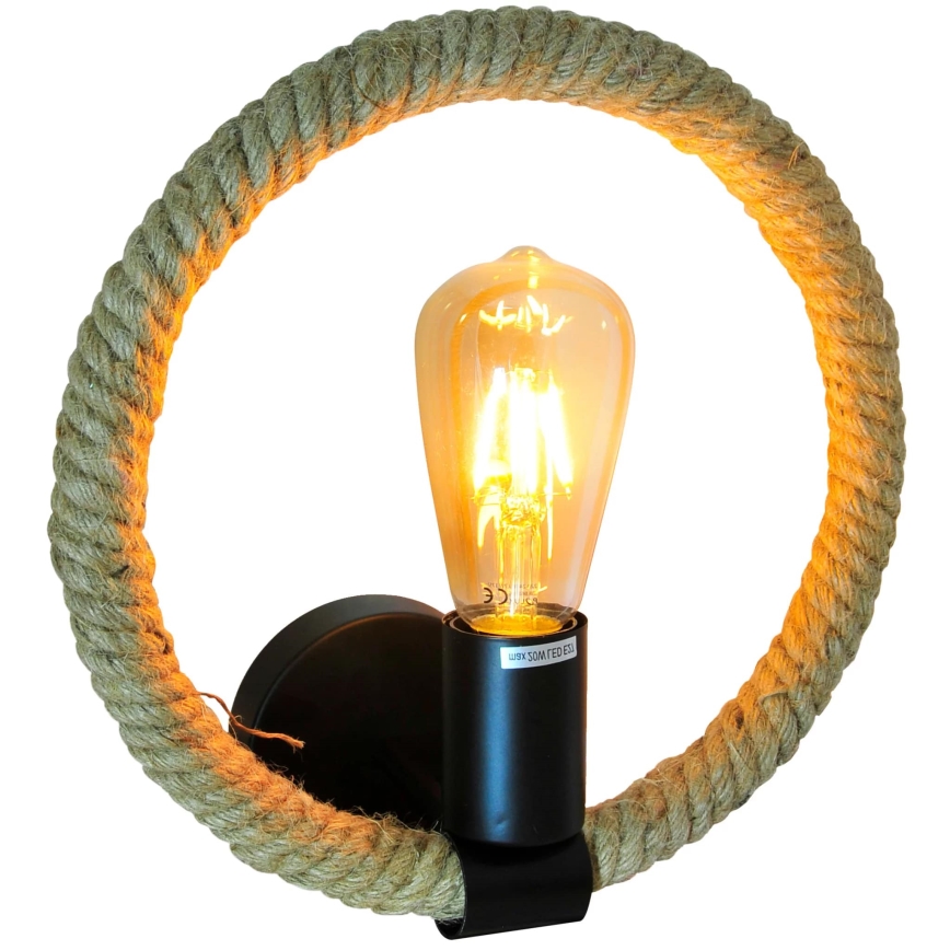 Væglampe ROPE ARTHUR 1xE27/12W/230V