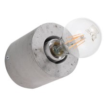 Væglampe SALGADO 1xE27/60W/230V betongrå
