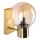 Væglampe SFERIO 1xE14/5W/230V messing/røgfarvet beige