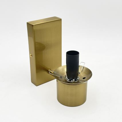 Væglampe SFERIO 1xE14/5W/230V messing/røgfarvet beige