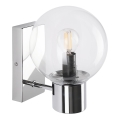 Væglampe SFERIO 1xE14/5W/230V poleret krom/klart glas