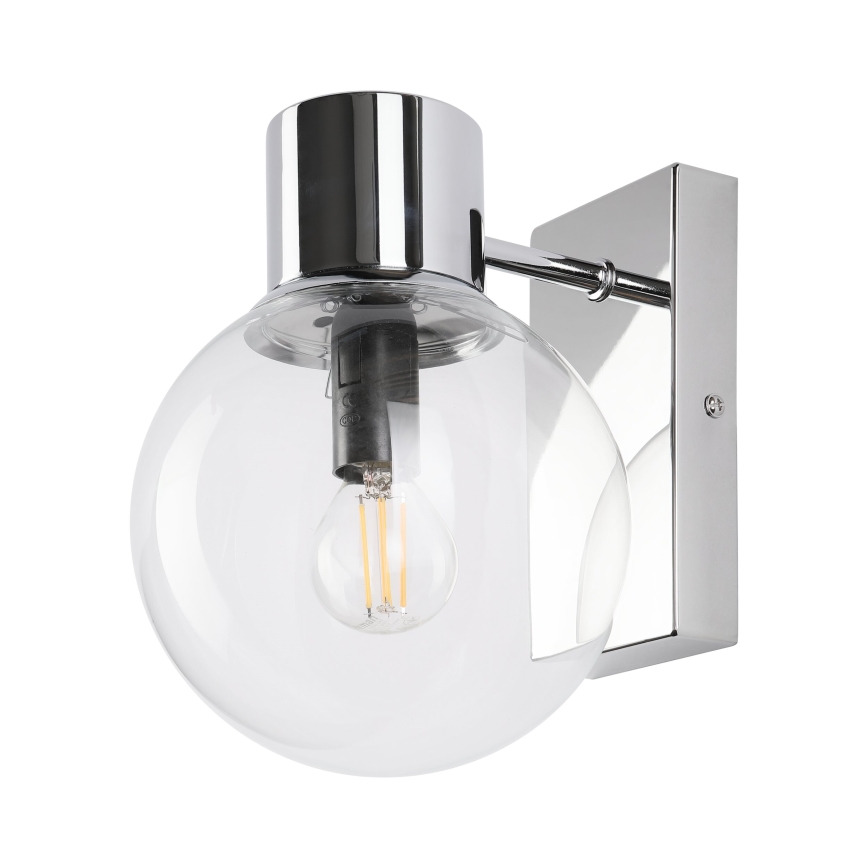 Væglampe SFERIO 1xE14/5W/230V poleret krom/klart glas
