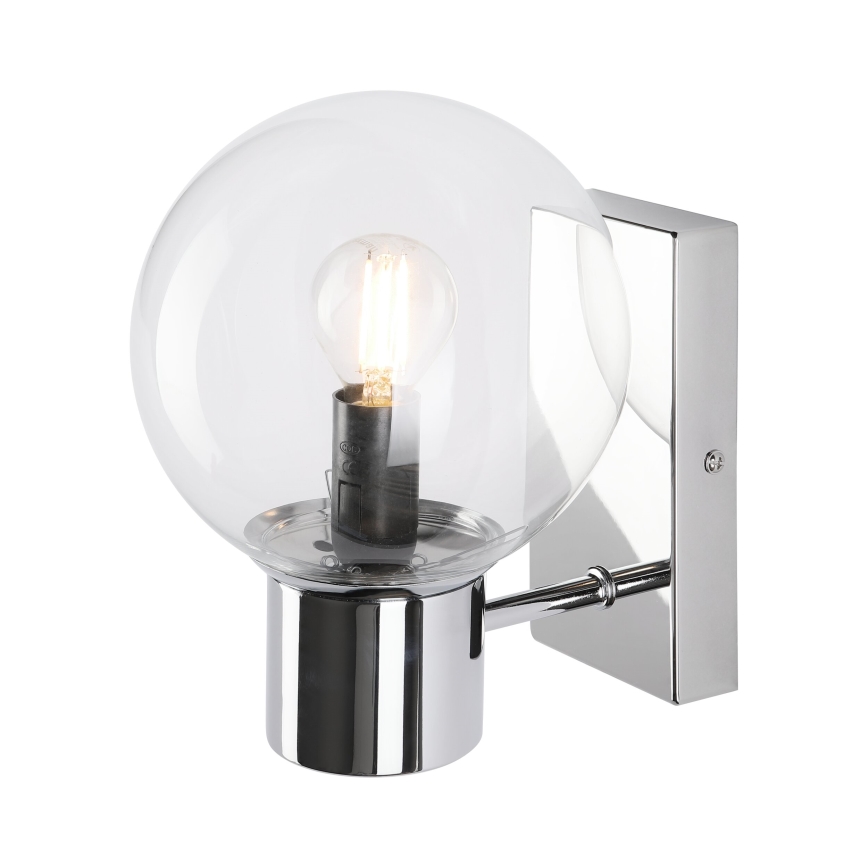 Væglampe SFERIO 1xE14/5W/230V poleret krom/klart glas