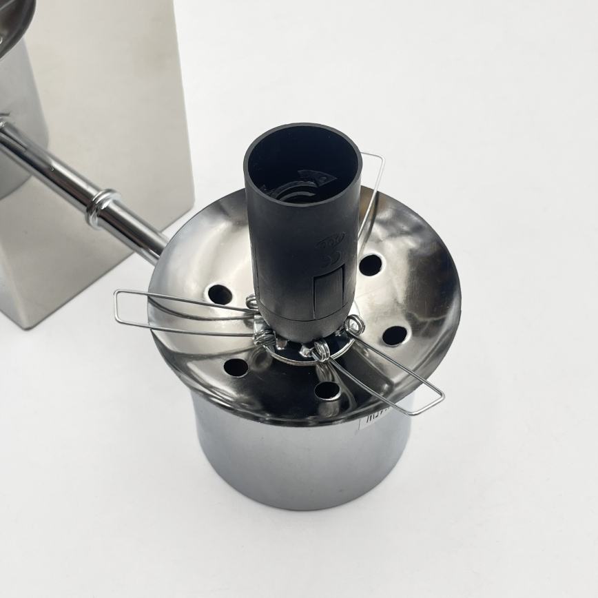Væglampe SFERIO 1xE14/5W/230V poleret krom/klart glas
