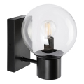 Væglampe SFERIO 1xE14/5W/230V sort/klar