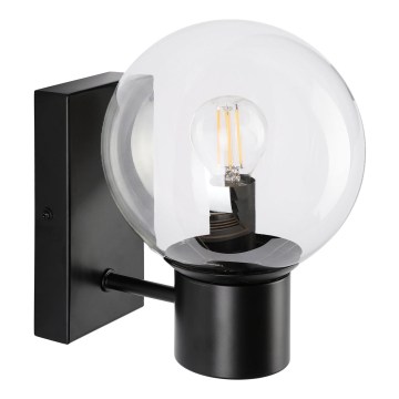 Væglampe SFERIO 1xE14/5W/230V sort/klar