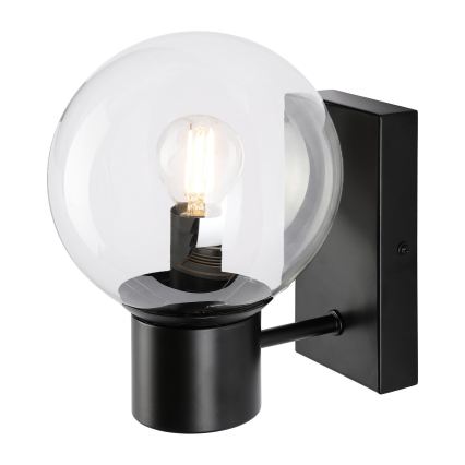 Væglampe SFERIO 1xE14/5W/230V sort/klar