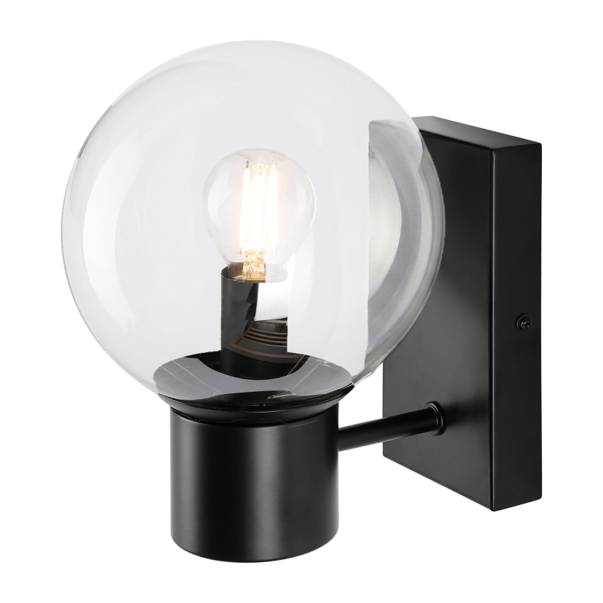 Væglampe SFERIO 1xE14/5W/230V sort/klar