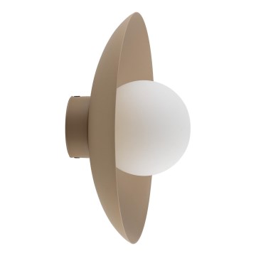 Væglampe SLATE 1xG9/8W/230V diameter 28 cm beige